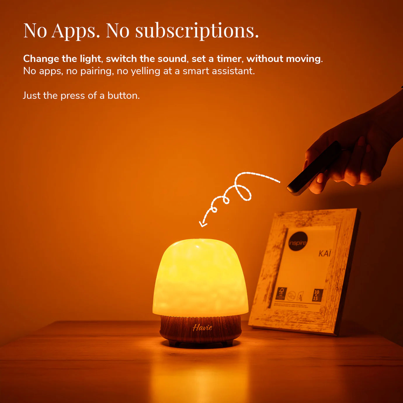 The Havie Lamp | Night Light & Noise Machine